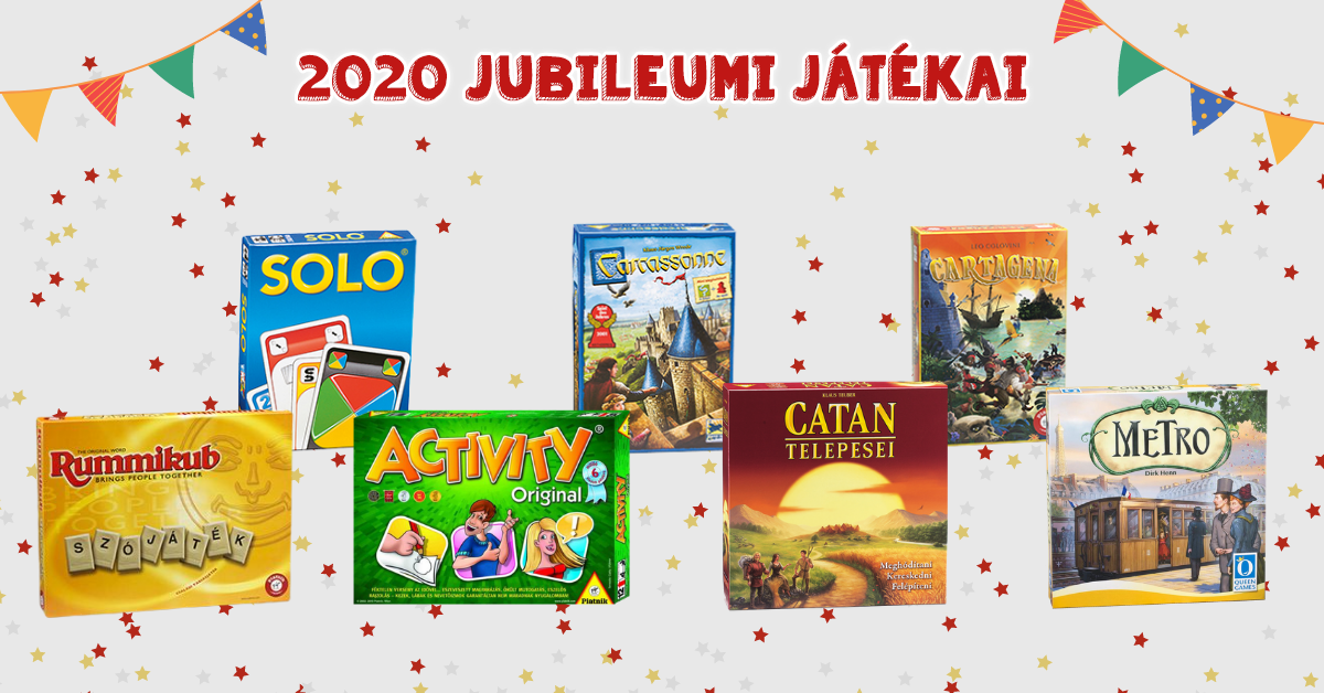 2020 születésnapos és jubileumi társasjátékai