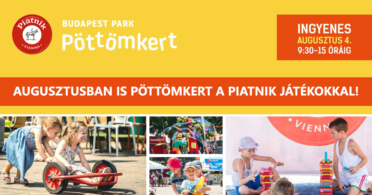 Augusztusban is lesz Pöttömkert Piatnik játékokkal!