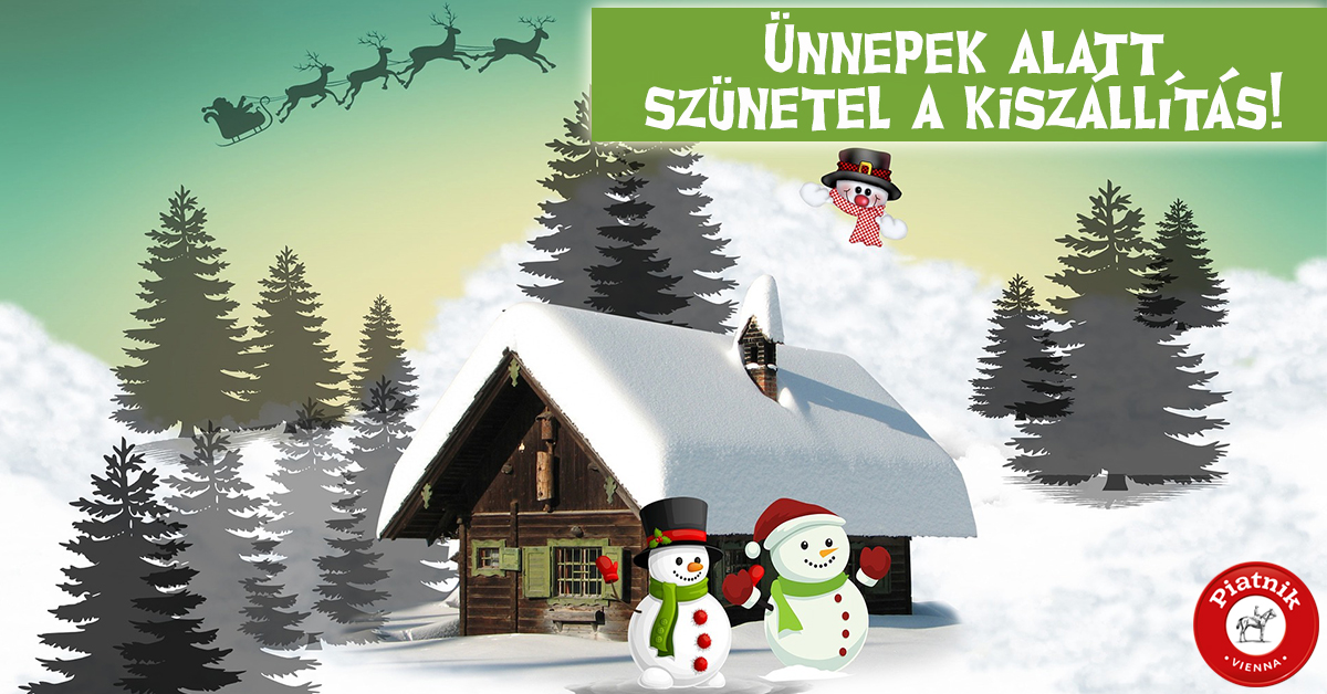 Decemberi üzemszünet és rendelési határidők